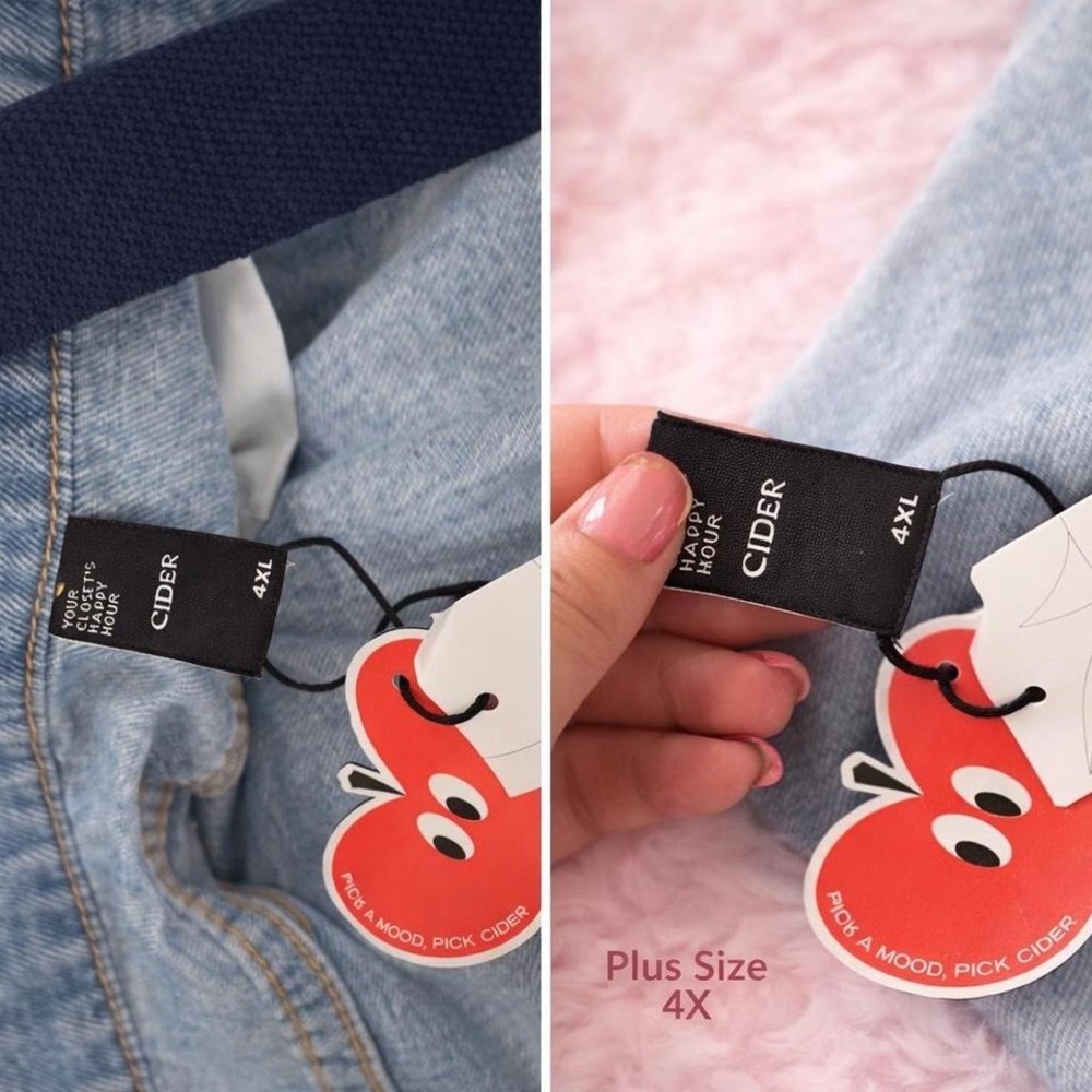 Cider blue jeans,‎ Size 4XL
